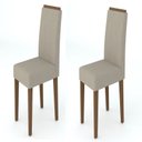 Ver imagem 1 de Conjunto 2 Cadeiras Amanda - Imbuia / Wd25
