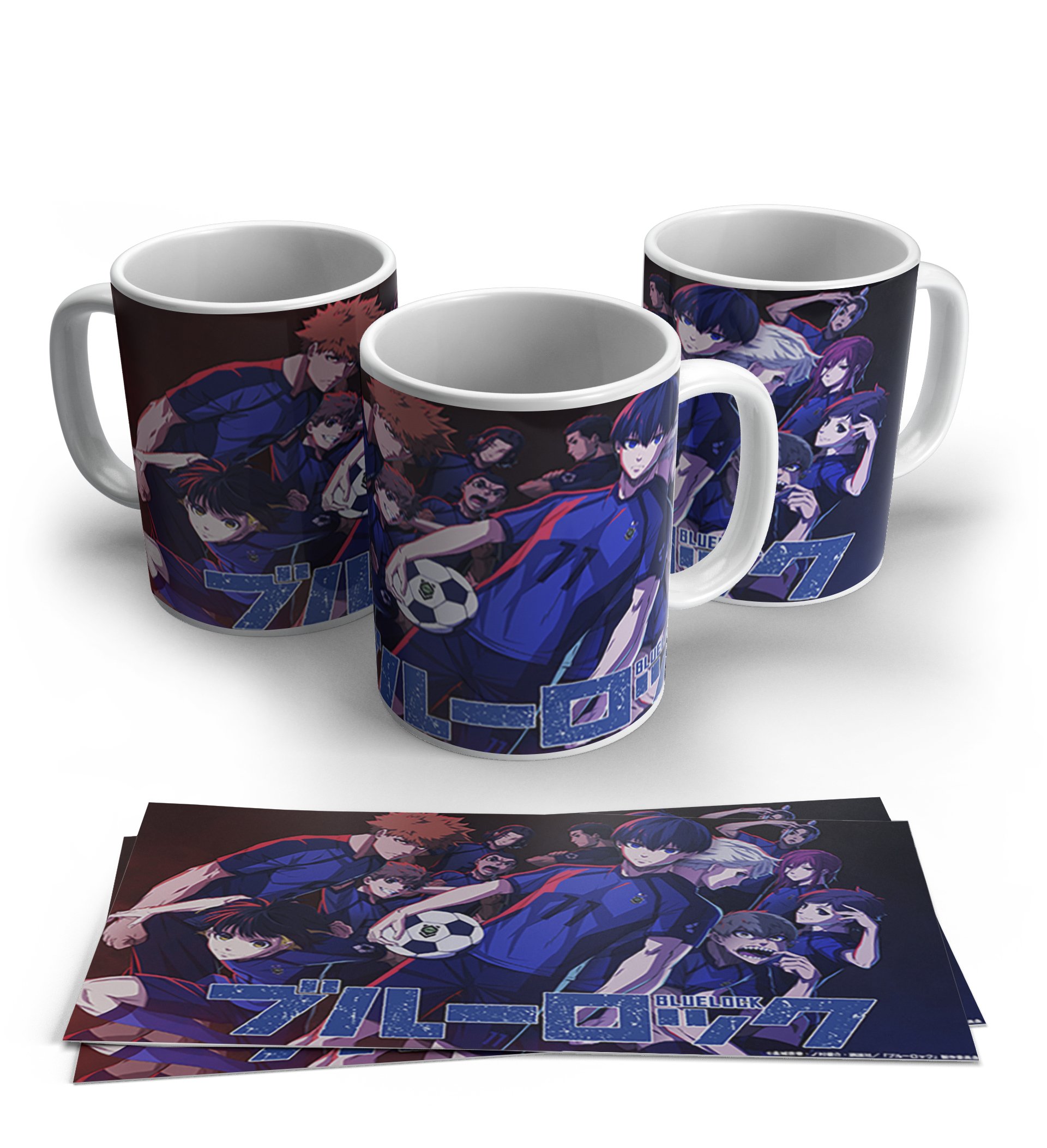 Blue Lock Modelo Caneca de Porcelana Blue Lock Modelo 03 | MadeiraMadeira