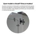Ver imagem 6 de Buffet 1 Porta Palhinha Rattan Charlotte Marrom/Pinho/Off White