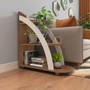 Ver imagem 2 de Mesa de Apoio Lateral com Prateleiras Andes