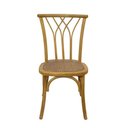 Ver imagem 4 de Cadeira de Escritório Zaira Estrutura Base Madeira Clara Assento Rattan Natural Or Design