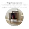 Mesa Lateral de Apoio 100% MDF com Porta em Palinha Charlotte - 9