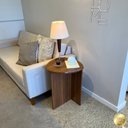 Ver imagem 5 de Mesa de Apoio Tampo em Formato Orgânico Delta Marrom Cedro