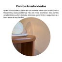 Ver imagem 7 de Mesa de Apoio Tampo em Formato Orgânico Delta Marrom Cedro