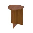 Ver imagem 3 de Mesa de Apoio Tampo em Formato Orgânico Delta Marrom Cedro
