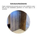Ver imagem 6 de Mesa Lateral de Apoio Tampo Redondo Delta Marrom