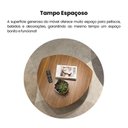 Ver imagem 7 de Mesa de Centro Oval 76cm MDF Delta Artely Cedro