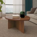 Ver imagem 2 de Mesa de Centro Oval 76cm MDF/MDP Delta