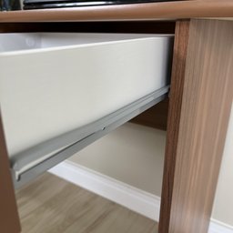 Mesa em L para Escritório 1 Gaveta Pés Antiumidade Cannes Artely - 12