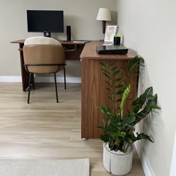 Mesa em L para Escritório 1 Gaveta Pés Antiumidade Cannes Artely - 17