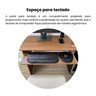 Mesa em L para Escritório 1 Gaveta Pés Antiumidade Cannes Artely - 7