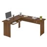 Mesa em L para Escritório 1 Gaveta Pés Antiumidade Cannes Artely - 18