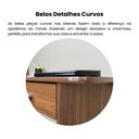 Ver mais imagens de Mesa em L para Escritório Pés Antiumidade Cannes Artely 1 Gaveta 100% MDF 165cm Cedro Marrom