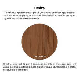Painel para TV até 40 Polegadas com Nicho e detalhes Flex Cine - 20