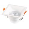 Spot Led Recuado Embutir Quadrado 3w 6500k Bivolt Branco - 1