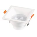Ver imagem 1 de Spot LED Recuado Embutir Quadrado 3W 6500k Bivolt Branco