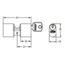 Ver imagem 3 de Cilindro Miolo Stam Original Preto 61mm 803/804/1801