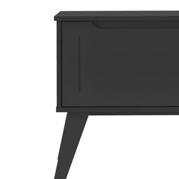 Rack para TV até 55 Polegadas MDF 134cm 1 Porta 2 Nicho Lotus Verona Artely Preto - 15 Rack para TV até 55 Polegadas MDF 134cm 1 Porta 2 Nicho Lotus Verona Artely Preto - 15
