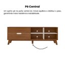 Ver mais imagens de Rack para TV até 75 Polegadas MDF 180cm 2 Gavetas Verona Bege