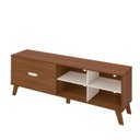 Ver imagem 3 de Rack para TV até 75 Polegadas MDF 180cm 2 Gavetas Verona Bege