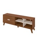 Ver imagem 2 de Rack para TV até 75 Polegadas MDF 180cm 2 Gavetas Verona Bege
