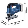 Serra Tico Tico Bosch GST 185-LI Sem baterias e carregador - 4