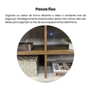 Ver mais imagens de Rack para TV até 75 Polegadas 2 Gavetas Verona Bege