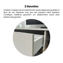 Ver imagem 7 de Rack para TV até 75 Polegadas 2 Gavetas Verona Bege