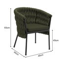 Ver imagem 4 de Poltrona Moderna Confortavel e Cheia de Estilo Verde Remgui