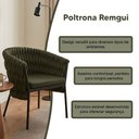 Ver imagem 2 de Poltrona Moderna Confortavel e Cheia de Estilo Verde Remgui