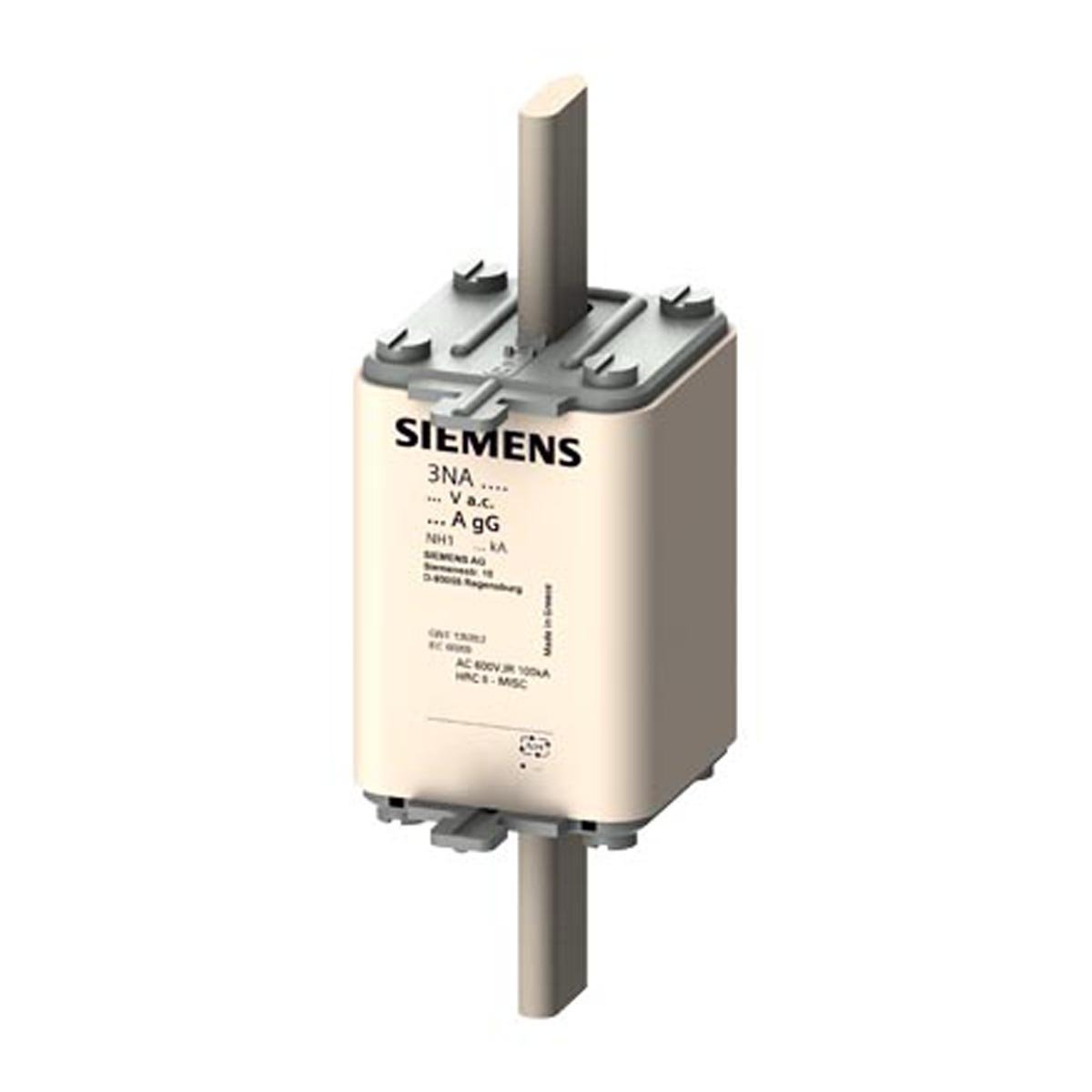 Retardado Fusível NH Retardado T-1 200a 500Vca 120ka Siemens | MadeiraMadeira
