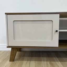 Rack para TV até 75 Polegadas 2 Portas com Pés Retro Charlotte - 18
