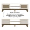 Rack para TV até 75 Polegadas 2 Portas com Pés Retro Charlotte - 5