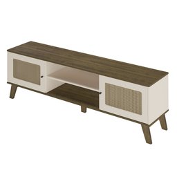 Rack para TV até 75 Polegadas 2 Portas com Pés Retro Charlotte - 2