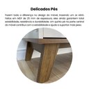 Ver imagem 6 de Rack Retrô para TV até 75 Polegadas MDF 180cm 2 Portas Charlotte Marrom