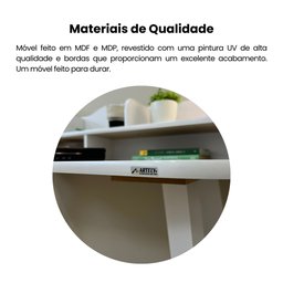 Escrivaninha com Nichos Sofia Branco Artely - 9