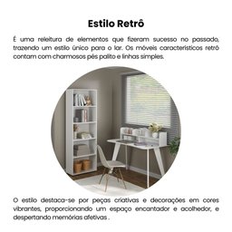 Escrivaninha com Nichos Sofia Branco Artely - 11