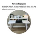 Ver mais imagens de Escrivaninha Mesa Escritório com Nichos Sofia Artely 120cm Branco