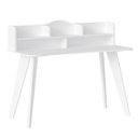 Ver imagem 3 de Escrivaninha Mesa Escritório com Nichos Sofia Artely 120cm Branco