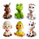 Ver imagem 1 de Kit com 6 Brinquedos De Vinil Para Bebê A Partir De 3 Meses