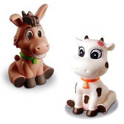 Kit com 6 Brinquedos De Vinil Para Bebê A Partir De 3 Meses - 3