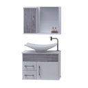 Ver imagem 2 de Gabinete para Banheiro com Cuba e Espelheira Turin 