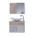 Ver imagem 2 de Conjunto Gabinete para Banheiro com Cuba e Espelheira Turin 