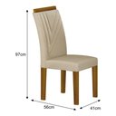 Ver imagem 6 de Conjunto Sala de Jantar com 4 Cadeiras Miami