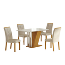 Ver imagem 2 de Conjunto Sala de Jantar com 4 Cadeiras Miami