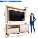 Ver imagem 6 de Conjunto Rack com Painel Mondrian 1.5 Caemmun para Tvs de até 55 Polegadas