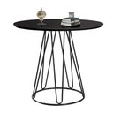 Ver imagem 1 de Mesa de Jantar Rubi 1,20 M Base Preta:preto