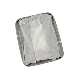 Kit 4 Cesto Organizador Em Tecido Multiuso Infantil Cesta Organizadora Brinquedo Decorativa Cinza - 10