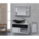 Ver imagem 1 de Gabinete para Banheiro com Cuba e Espelheira New Stilo