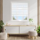 Ver mais imagens de Persiana Zebra Rolo Dupla 140x160 Branca